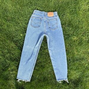 Vintage 90s Levi’s 521 Tapered Fit Petite Jeans - Made in USA - Size 8P